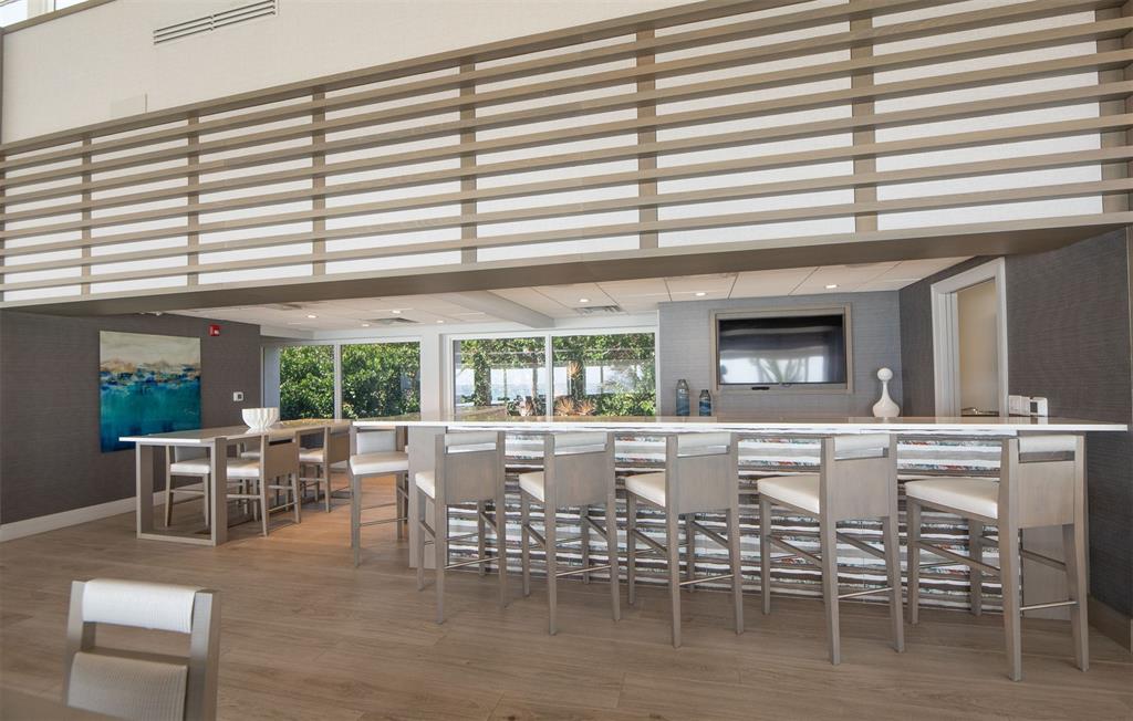 4600 South Ocean Boulevard, Unit 603 Highland Beach, FL 33487 - Photo 24 of 35 a view of a dining room with furniture window and outside view