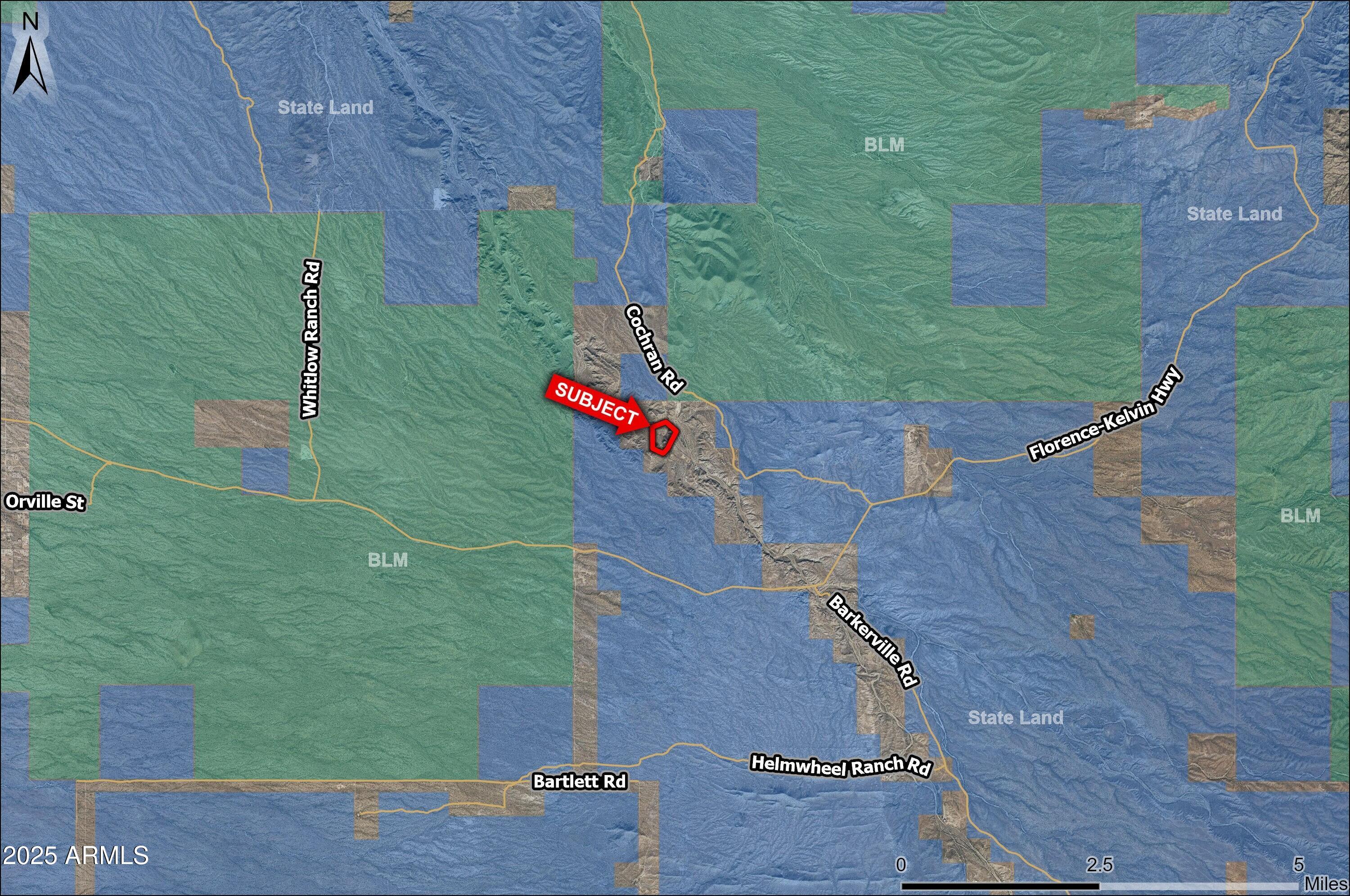 0 North Cozy Cove Road Florence, AZ 85132 - Photo 3 of 4 an aerial view of a house