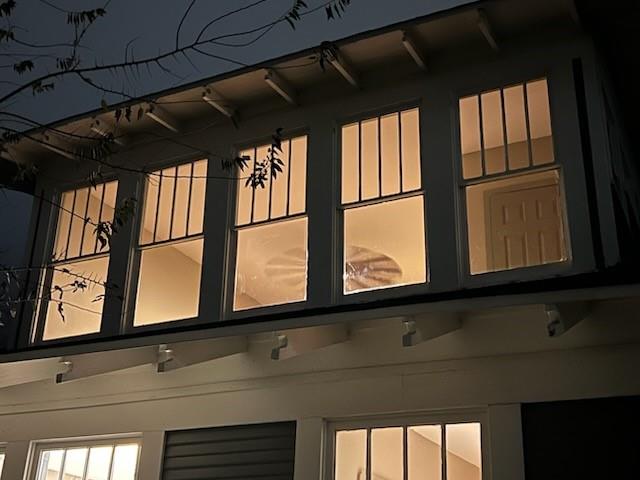 705 West 9th Street Cisco, TX 76437 - Photo 19 of 22 Night view of upstairs windows