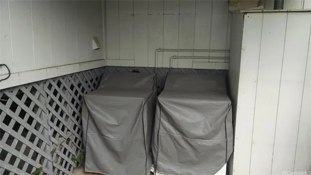 a close view of utility room
