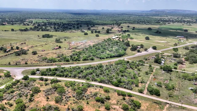 a view of a garden with a building in the background