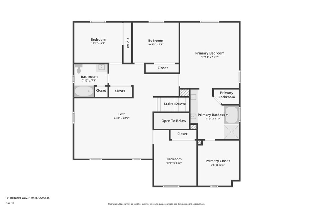 151 Ropango Way Hemet, CA 92545 - Photo 28 of 28 a picture of a floor plan