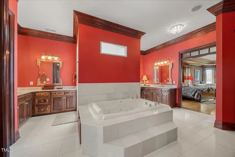 a view of hallway with bedroom