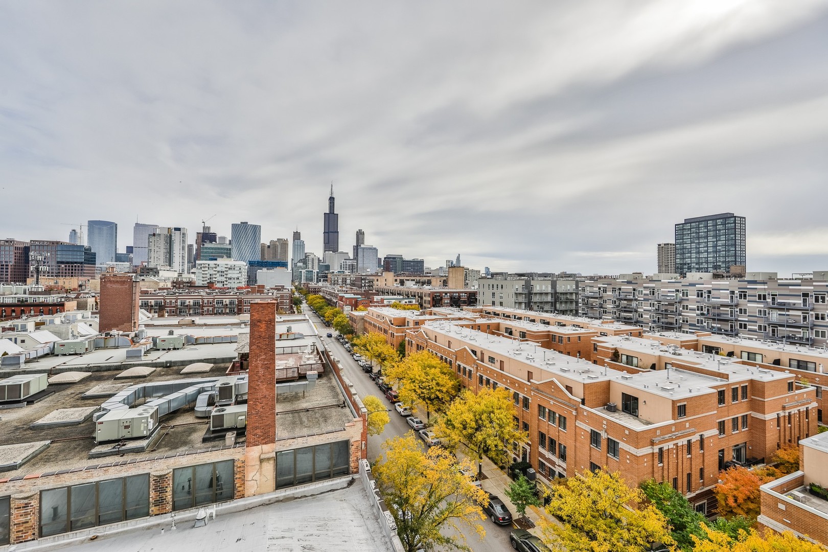 1148 West Monroe Street, Unit 5SE Chicago, IL 60607 - Photo 24 of 25 a view of a city with tall buildings
