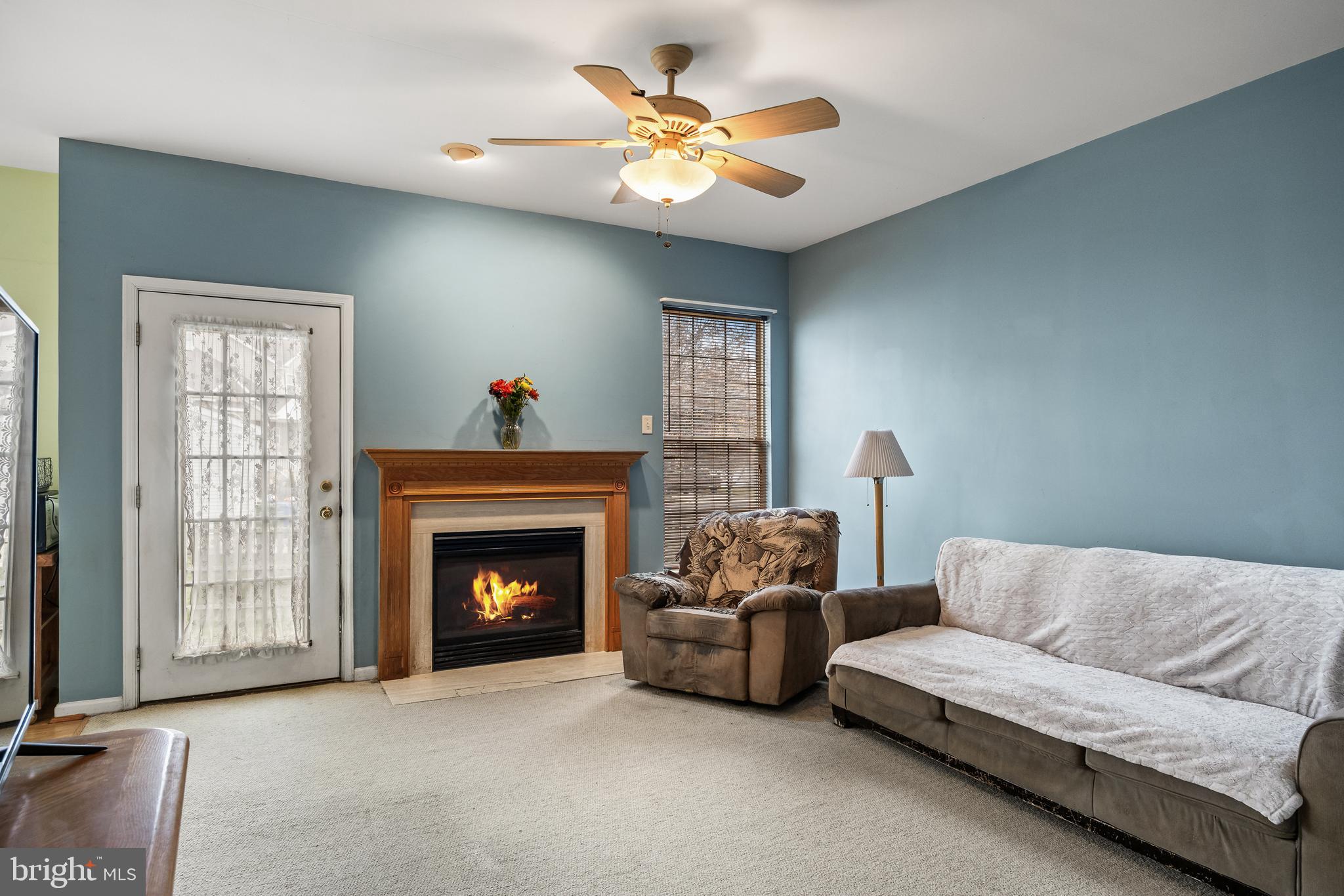 33 Colts Gait Road Marlton, NJ 08053 - Photo 17 of 41 a living room with furniture and a fireplace
