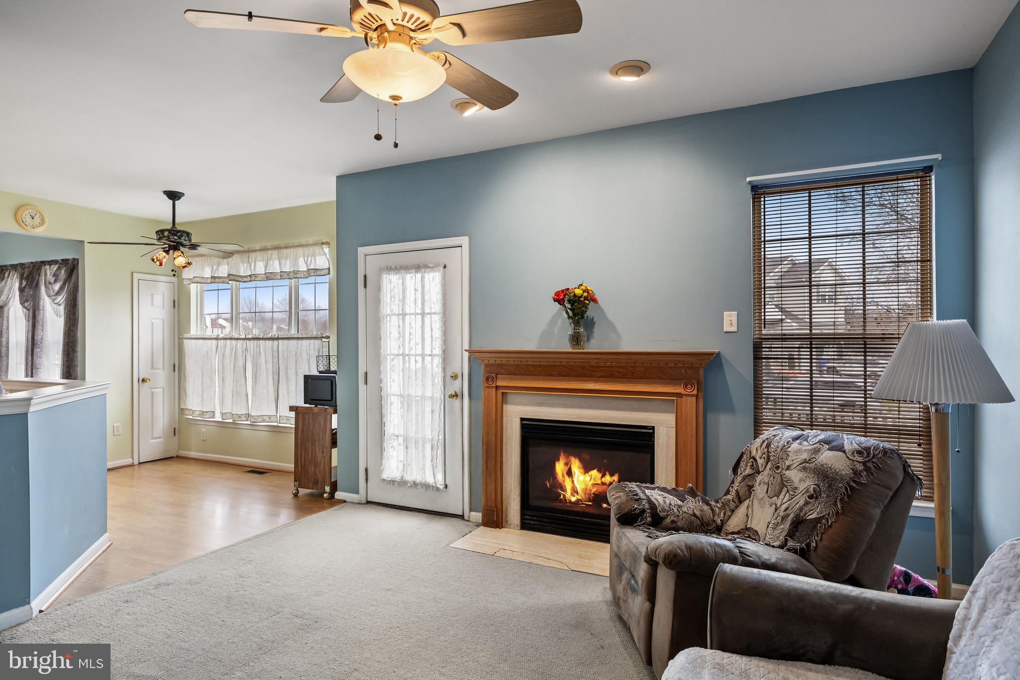 33 Colts Gait Road Marlton, NJ 08053 - Photo 18 of 41 a living room with furniture and a fireplace