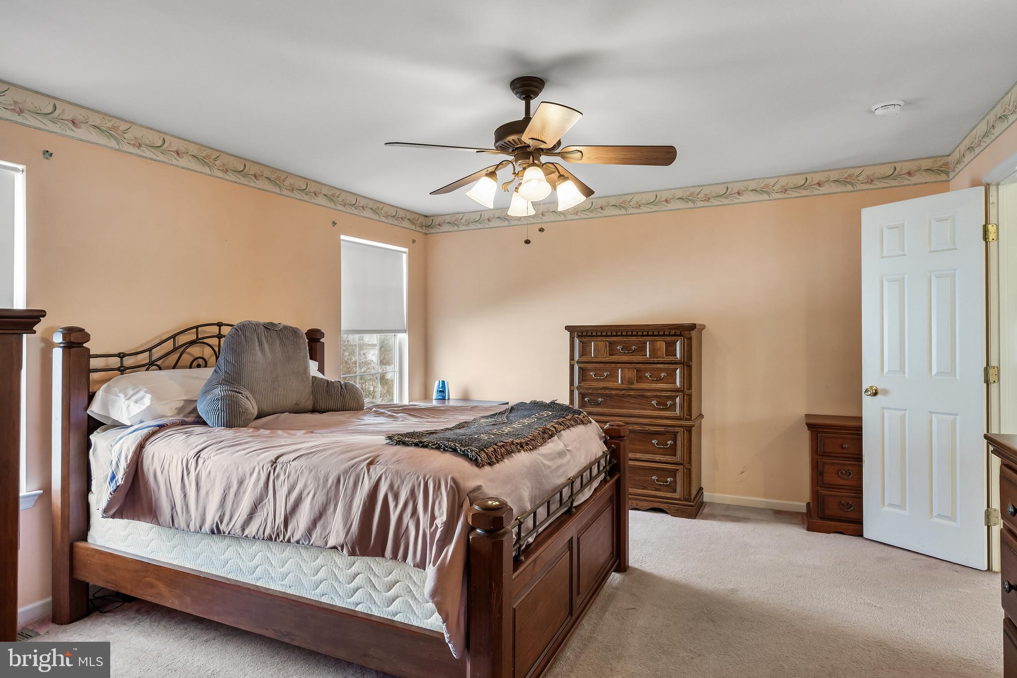 33 Colts Gait Road Marlton, NJ 08053 - Photo 26 of 41 a bedroom with a bed and ceiling fan