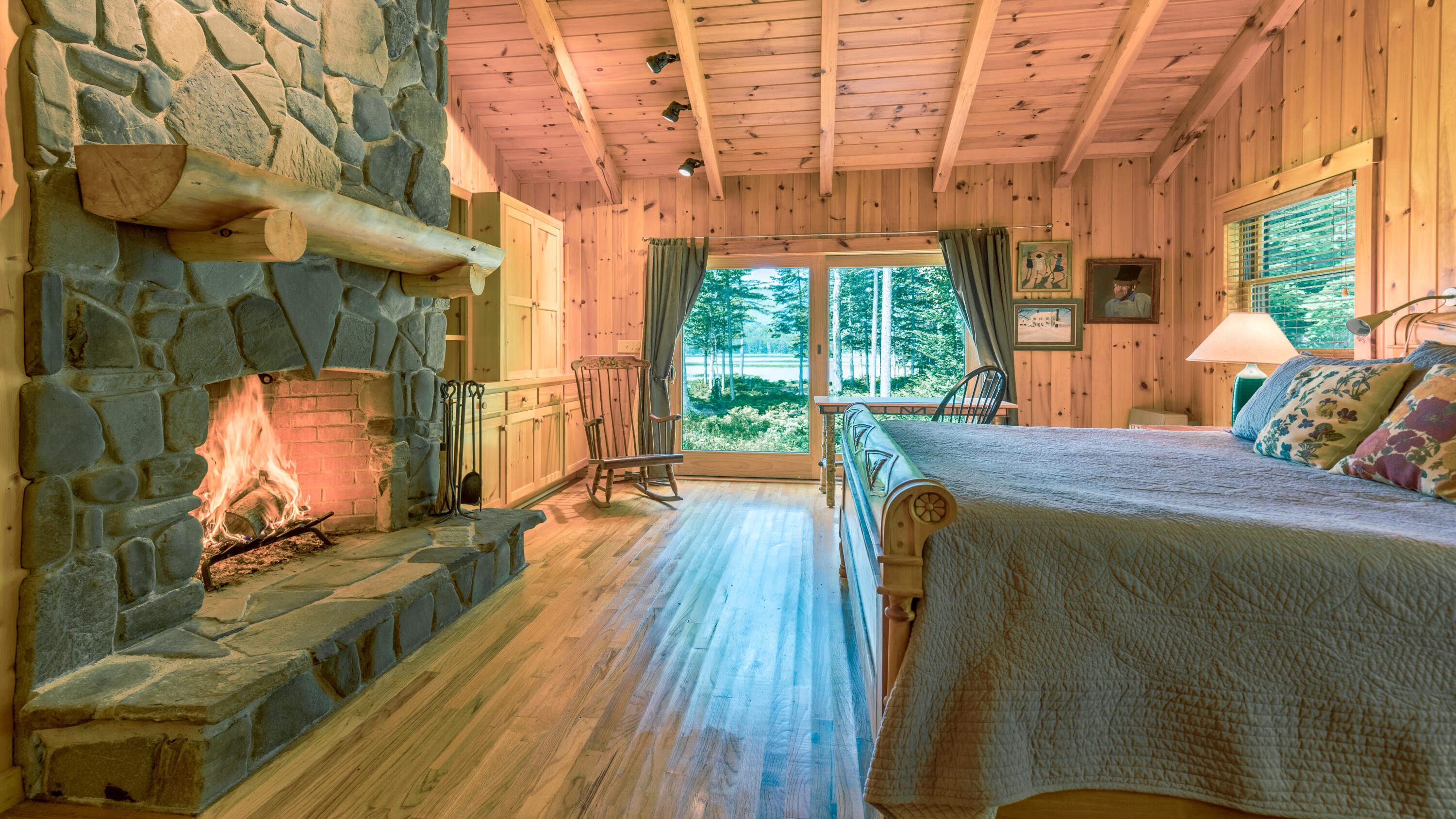 1858 Kennebago River Road Rangeley, ME 04970 - Photo 14 of 28 Lodge at Kennebago HDMaster Bedroom
