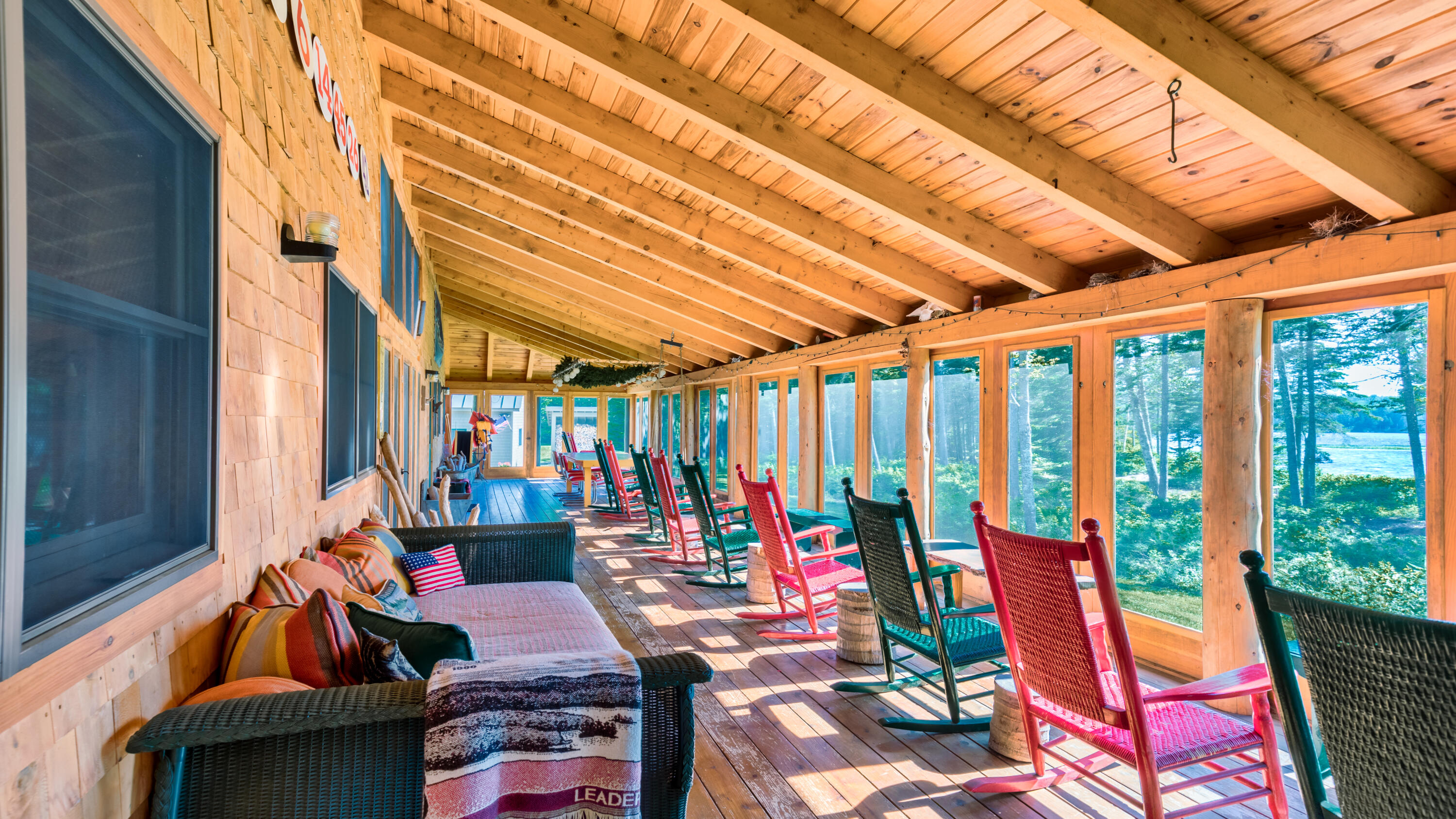 1858 Kennebago River Road Rangeley, ME 04970 - Photo 7 of 28 Lodge at Kennebago HDPorch view 2