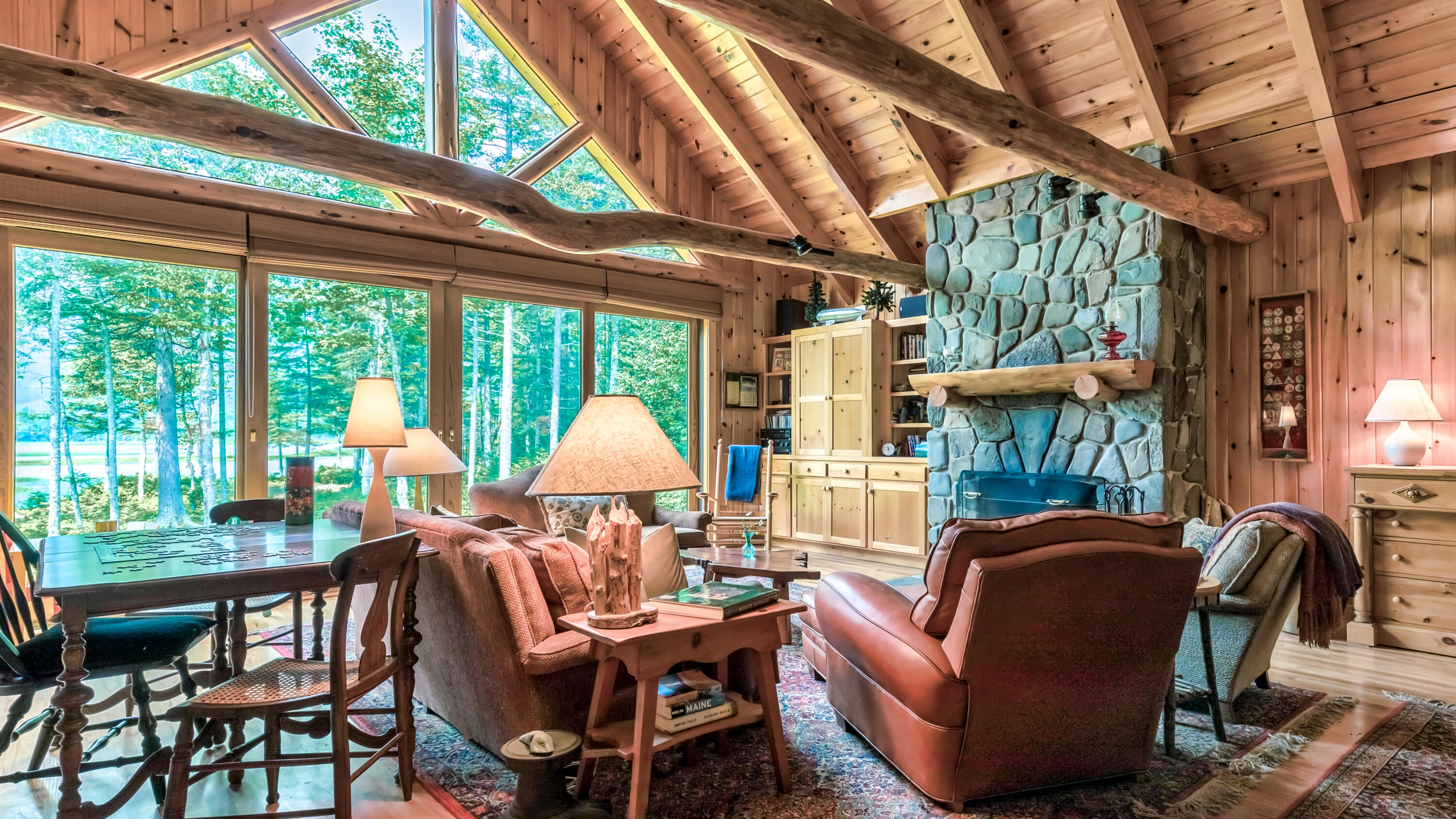 1858 Kennebago River Road Rangeley, ME 04970 - Photo 8 of 28 Lodge at Kennebago HDMain Lodge living r