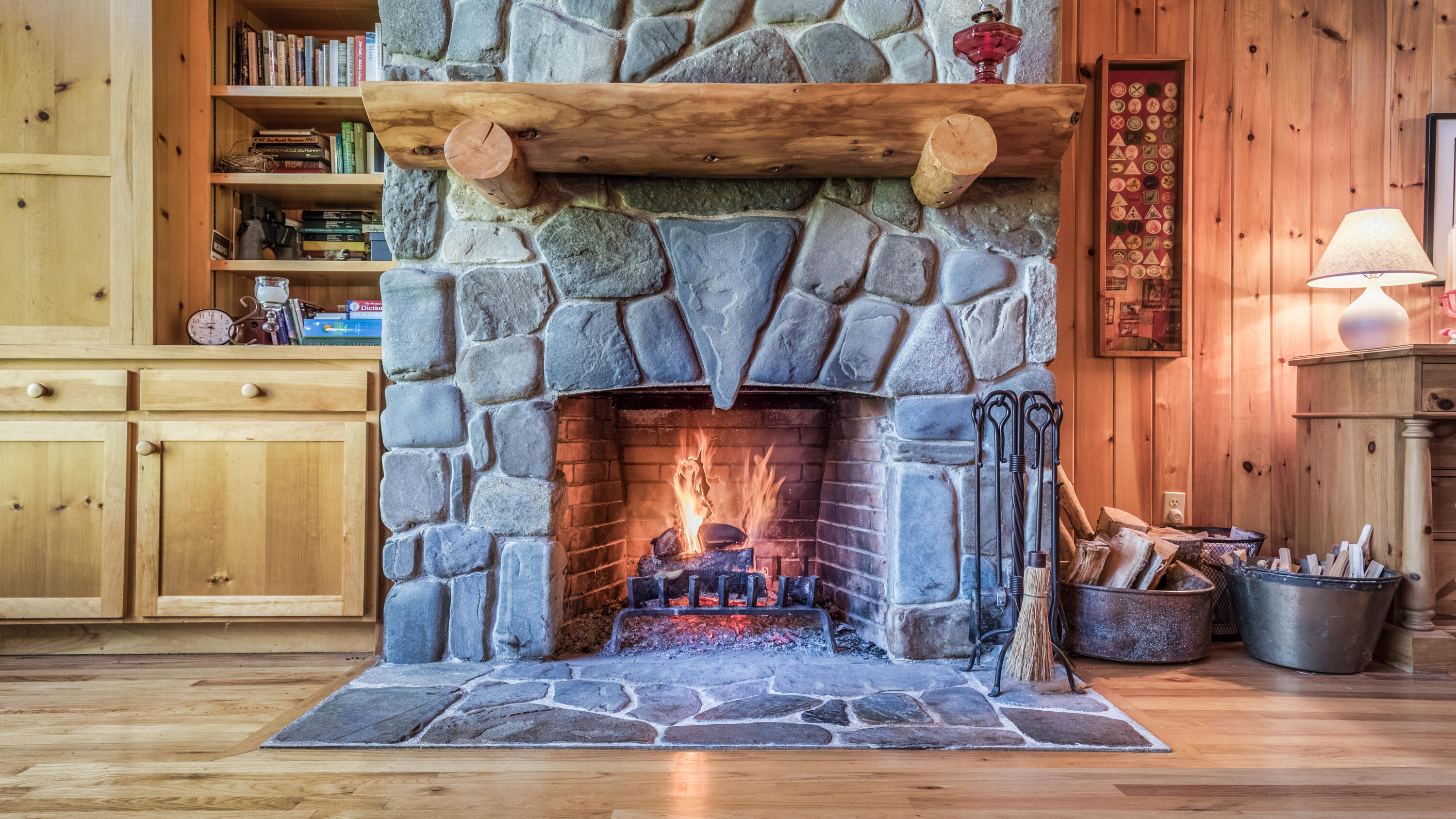 1858 Kennebago River Road Rangeley, ME 04970 - Photo 10 of 28 Lodge at Kennebago HDMain Fireplace