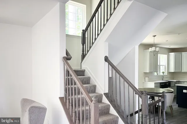 a view of a room with racks