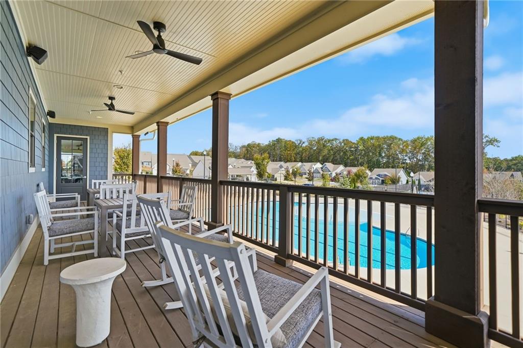 707 Evergreen Lane Canton, GA 30114 - Photo 56 of 59 a view of a balcony with chairs