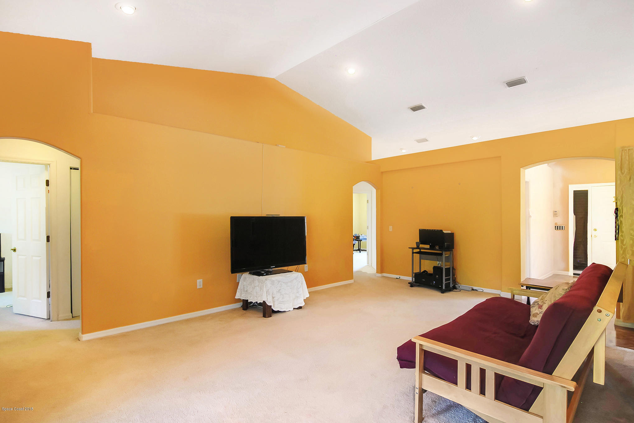 1317 Degroodt Road Southwest Palm Bay, FL 32908 - Photo 11 of 26 a view of work space with furniture and windows