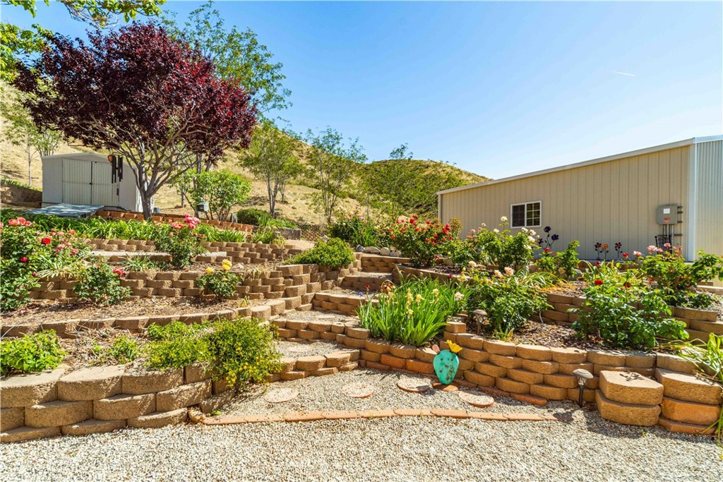 9251 Elizabeth Lake Road Leona Valley, CA 93551 - Photo 30 of 53 a view of a backyard