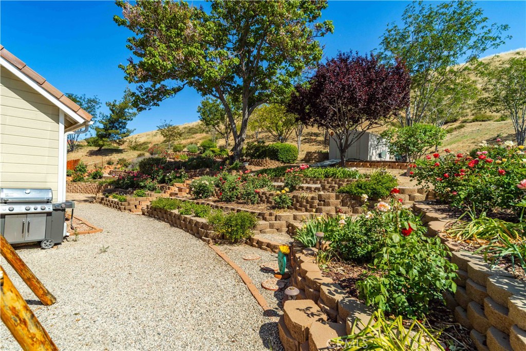 9251 Elizabeth Lake Road Leona Valley, CA 93551 - Photo 43 of 53 a view of a backyard of the house