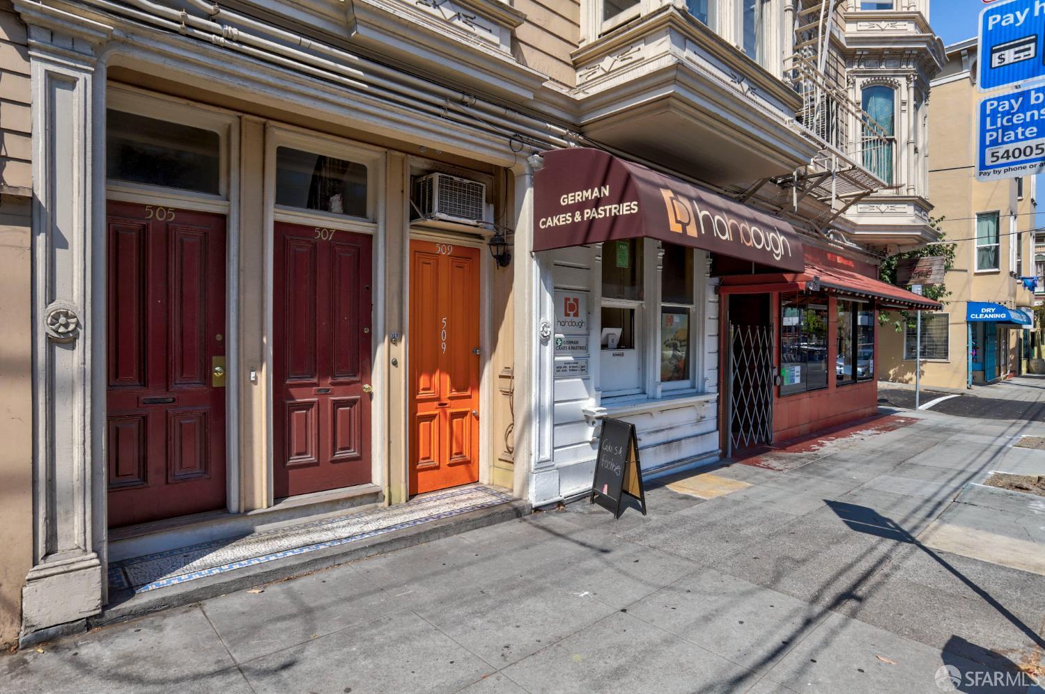 505-511 Laguna Street San Francisco, CA 94102 - Photo 7 of 18 a view of a building with sitting area