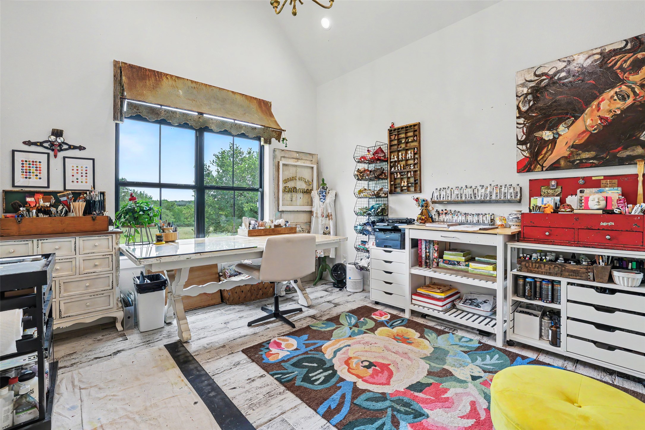 7670 Shiny Top Ranch Lane Salado, TX 76571 - Photo 30 of 40 a bed room with furniture and a floor to ceiling window
