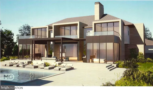 a view of a building with a yard