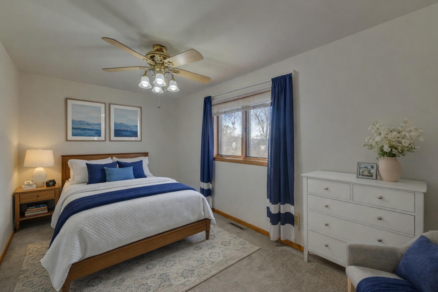 2626 41st Place Highland, IN 46322 - Photo 11 of 24 a bedroom with a bed and a dresser