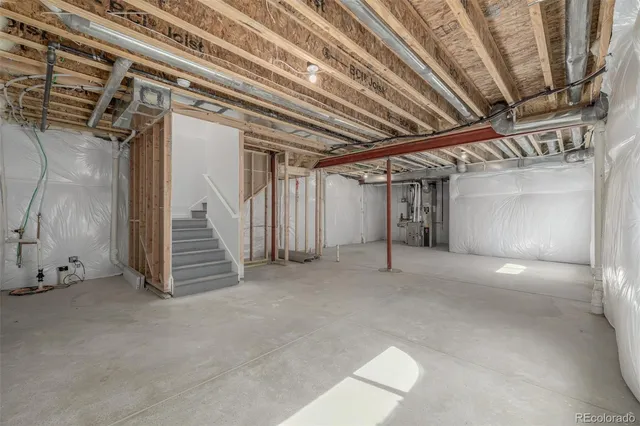 a view of house with garage