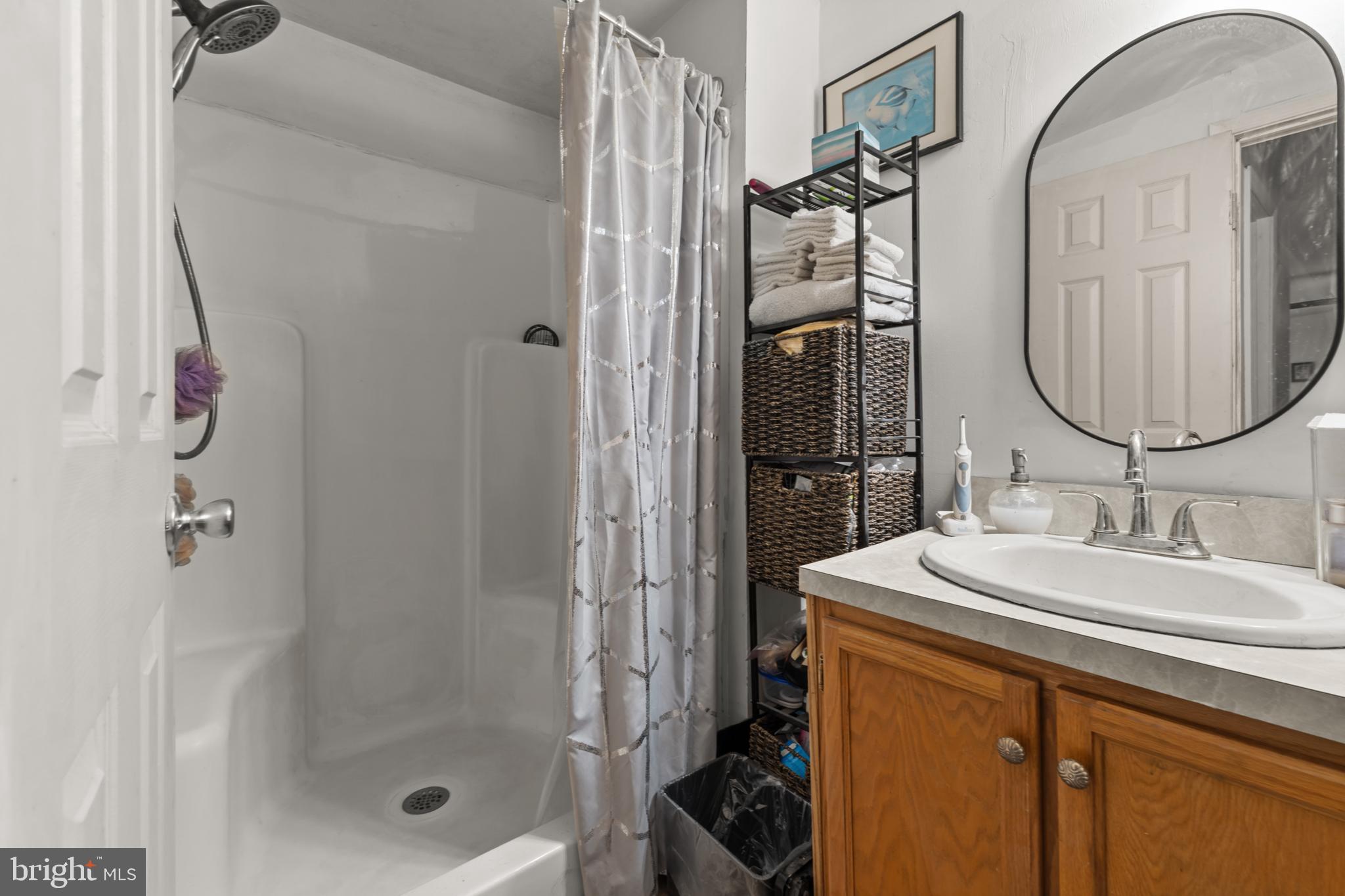 13640 Collins Pond Road East Georgetown, DE 19947 - Photo 30 of 41 a bathroom with a sink a toilet and shower