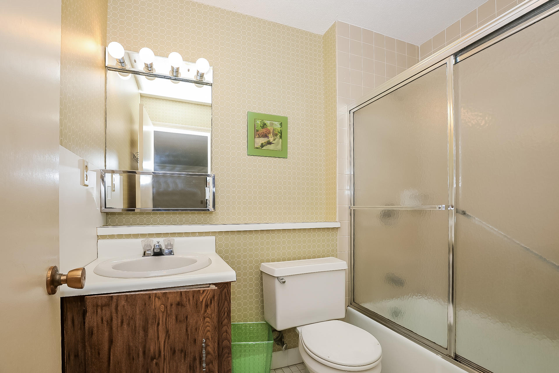 800 Bearses Way, Unit 3EB Hyannis, MA 02601 - Photo 15 of 23 a bathroom with a granite countertop sink toilet and shower
