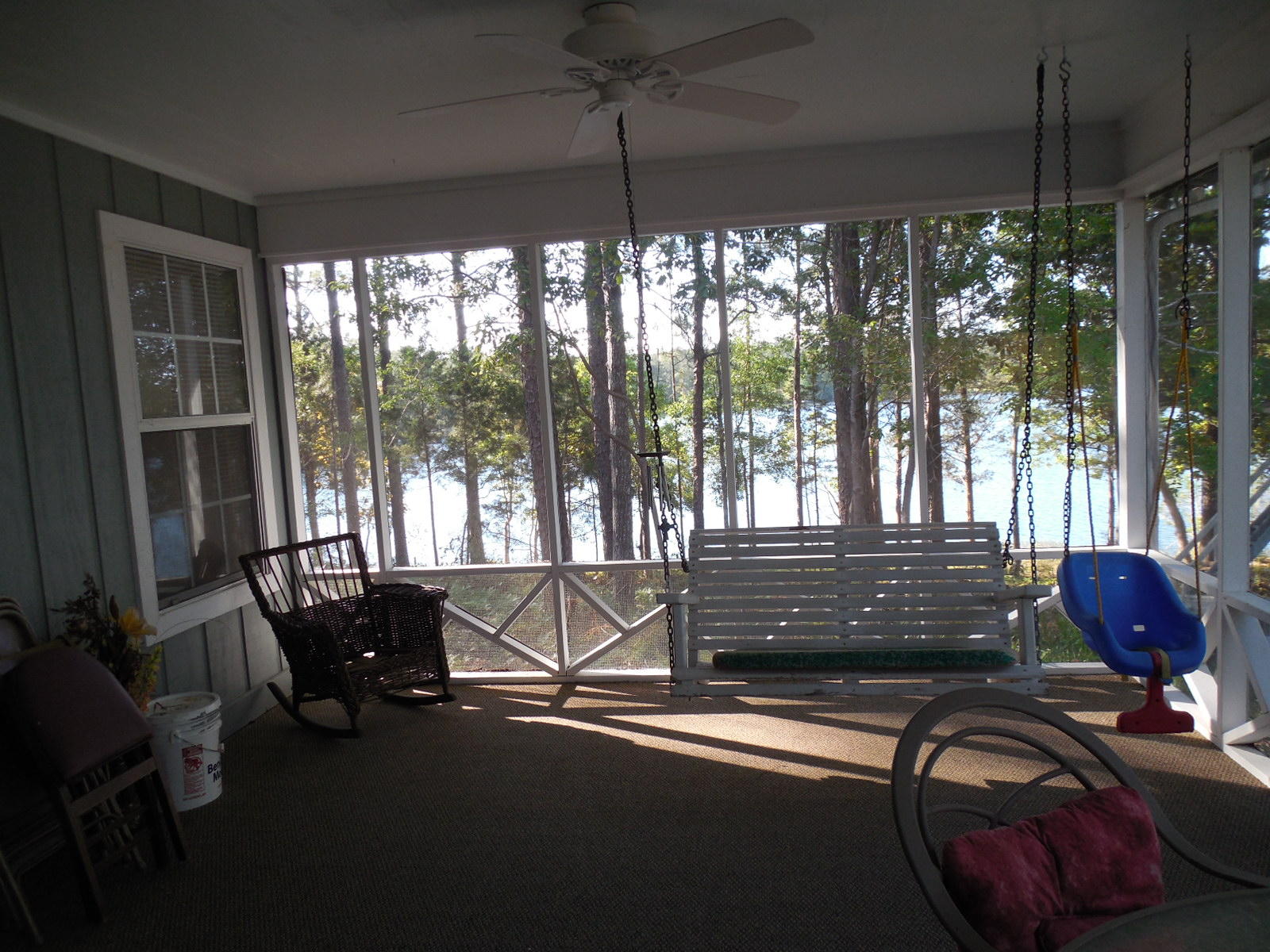 732 Spring Lake Road DeFuniak Springs, FL 32433 - Photo 28 of 44 a room with gym equipment and large windows
