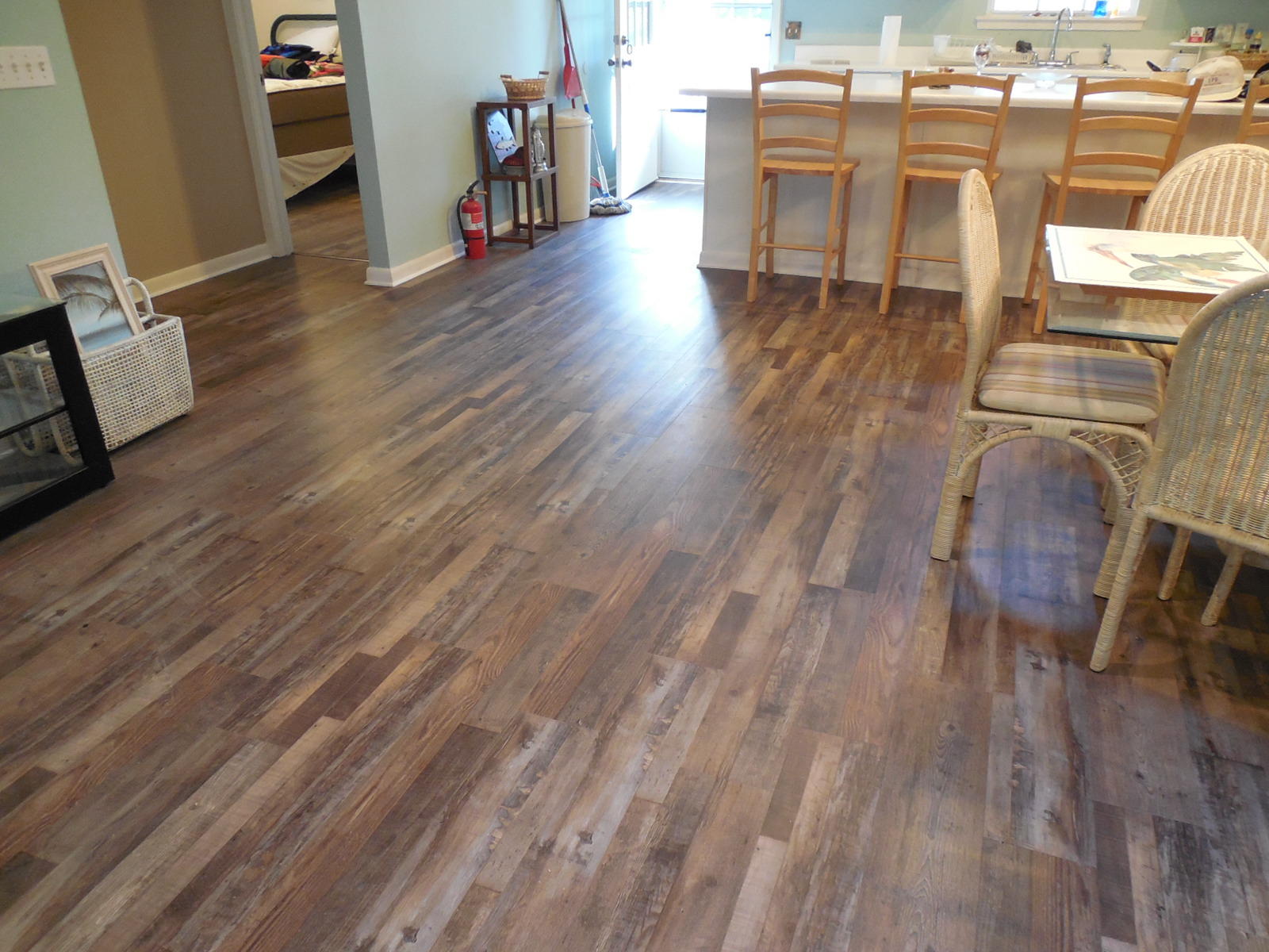 732 Spring Lake Road DeFuniak Springs, FL 32433 - Photo 39 of 44 an empty room with wooden floor and furniture