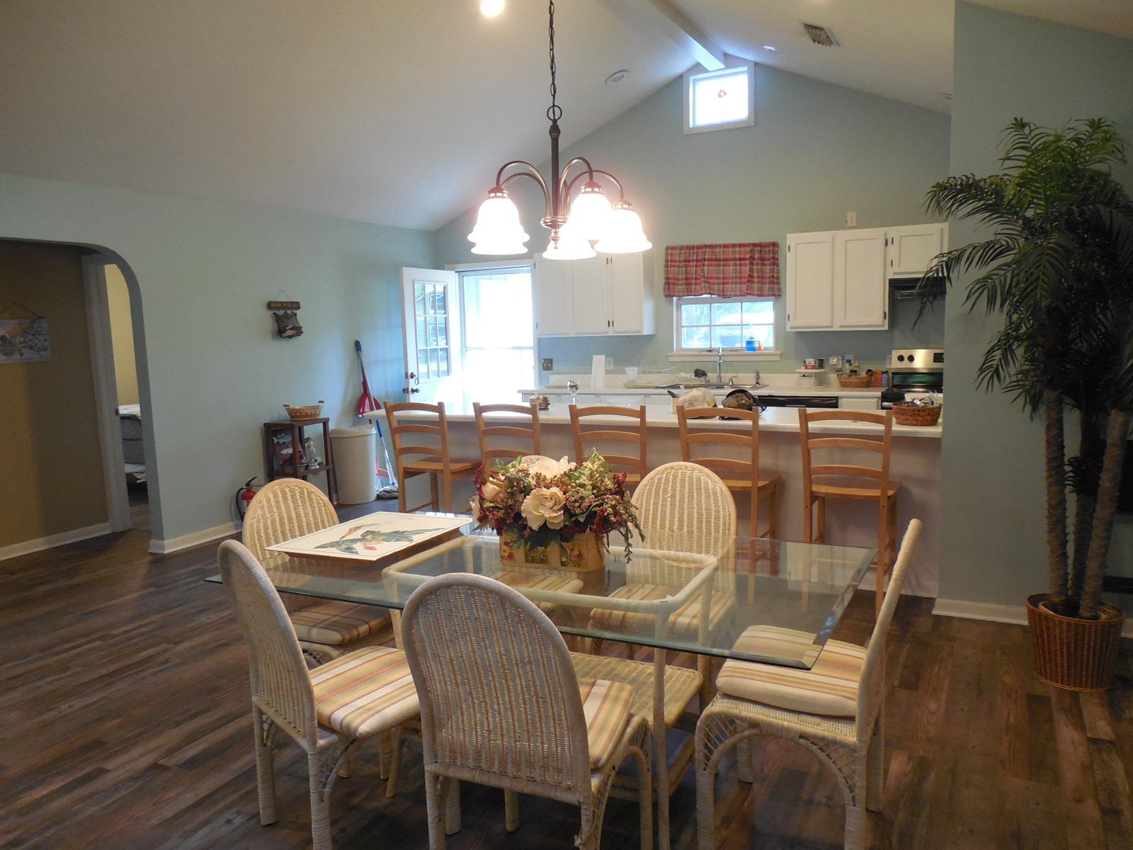 732 Spring Lake Road DeFuniak Springs, FL 32433 - Photo 42 of 44 a dining room with furniture window and wooden floor