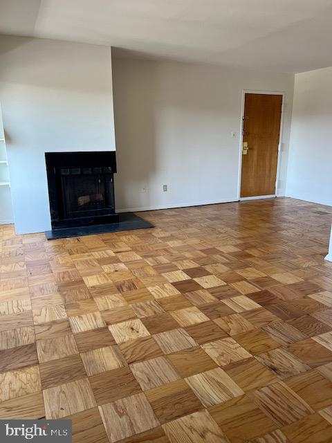 4356 Cherry Hill Road, Unit 304 Arlington, VA 22207 - Photo 5 of 13 Living Room w/wood burning fireplace