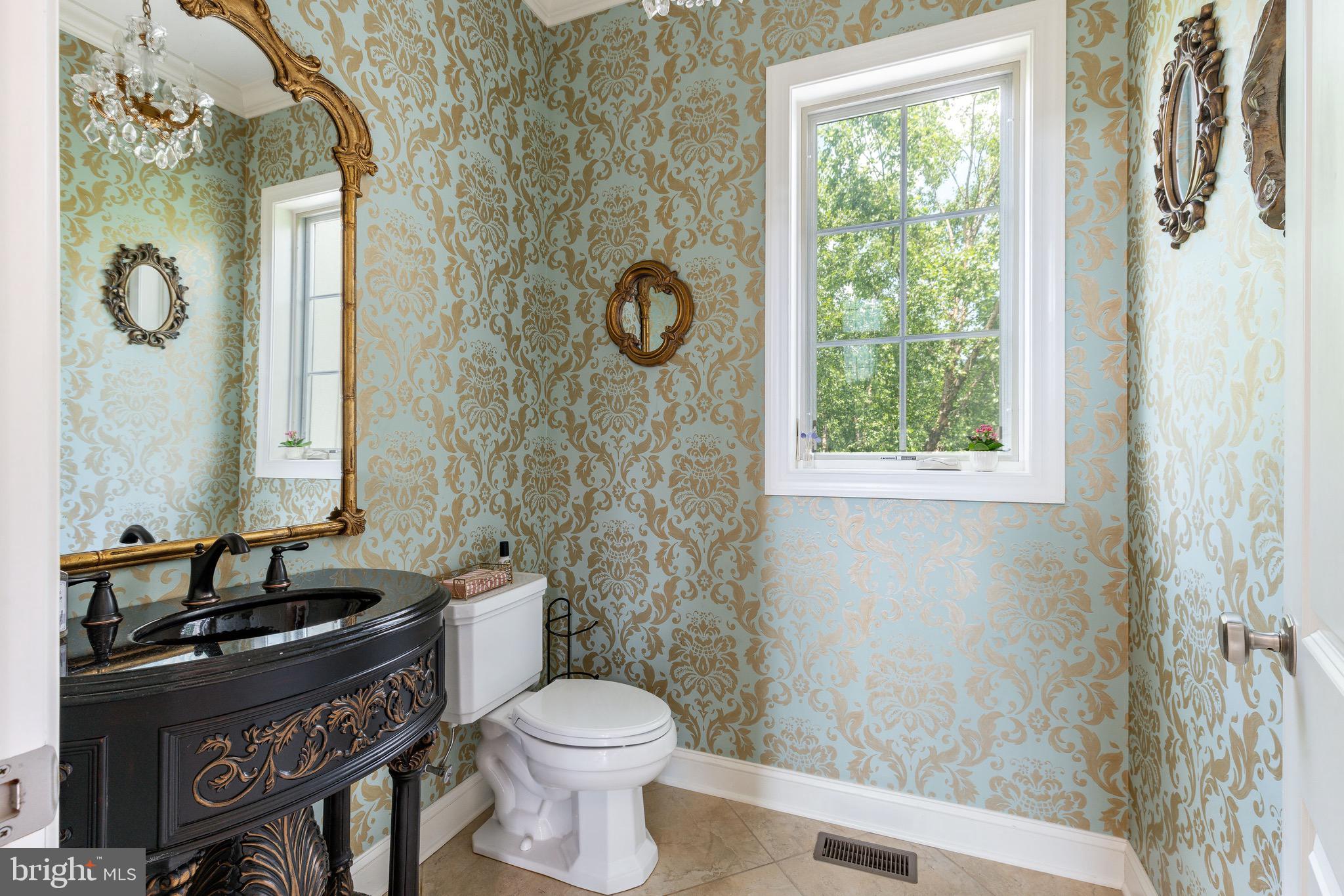 3 Stonebridge Crossing Road Newtown, PA 18940 - Photo 22 of 77 a bathroom with a granite countertop sink toilet and mirror