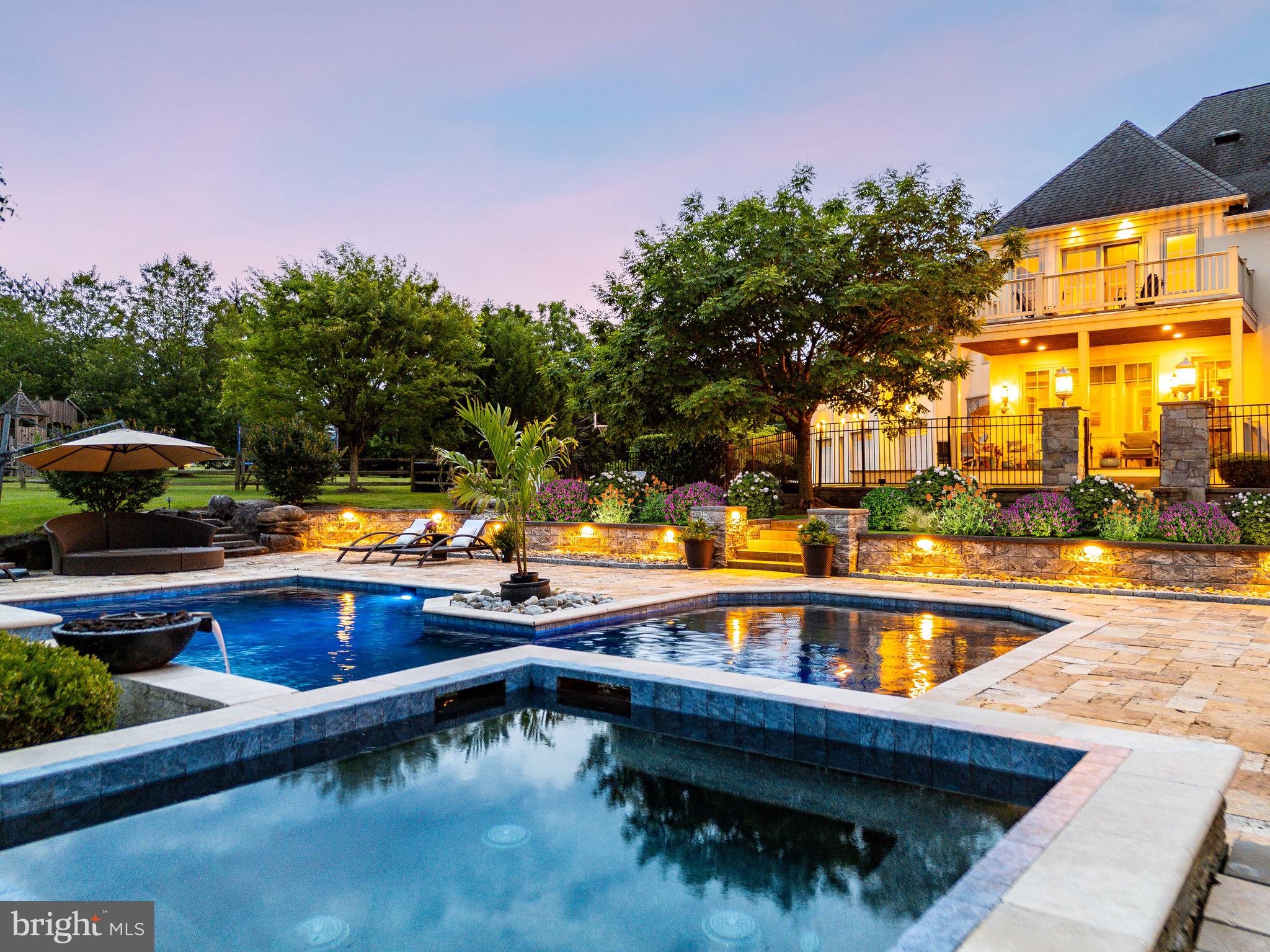 3 Stonebridge Crossing Road Newtown, PA 18940 - Photo 55 of 77 a view of swimming pool with outdoor seating and yard in the back