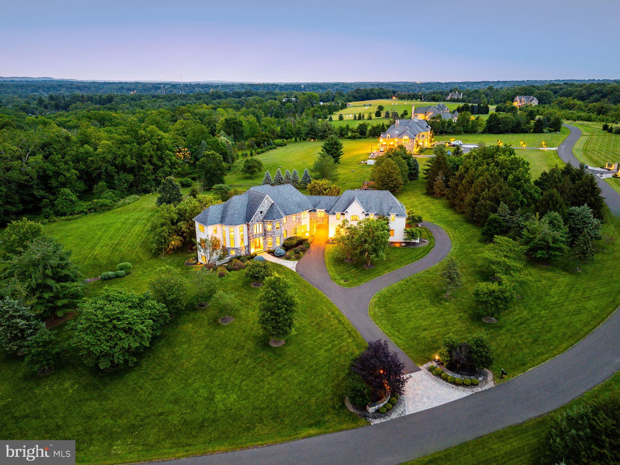 3 Stonebridge Crossing Road Newtown, PA 18940 - Photo 73 of 77 an aerial view of a house with yard green space and outdoor seating