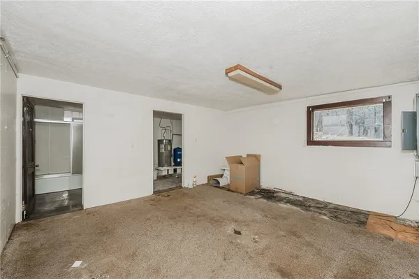 a view of a room with closet