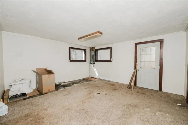 a view of a room with window