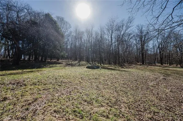 a view of outdoor space with trees