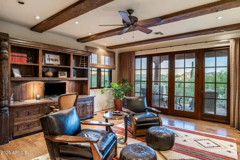 a outdoor dining space with furniture and outdoor seating