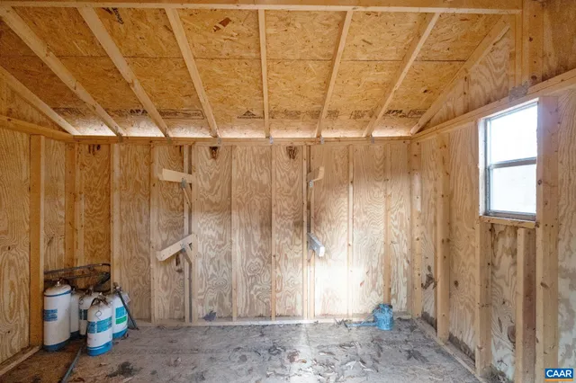 a view of a lake with a mountain in the background