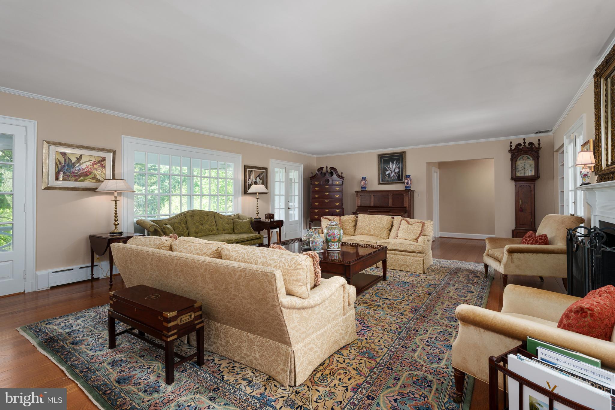 821 Pretty Brook Road Princeton, NJ 08540 - Photo 7 of 32 a living room with furniture and a large window