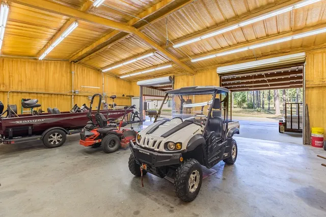 a car parked in front of a building