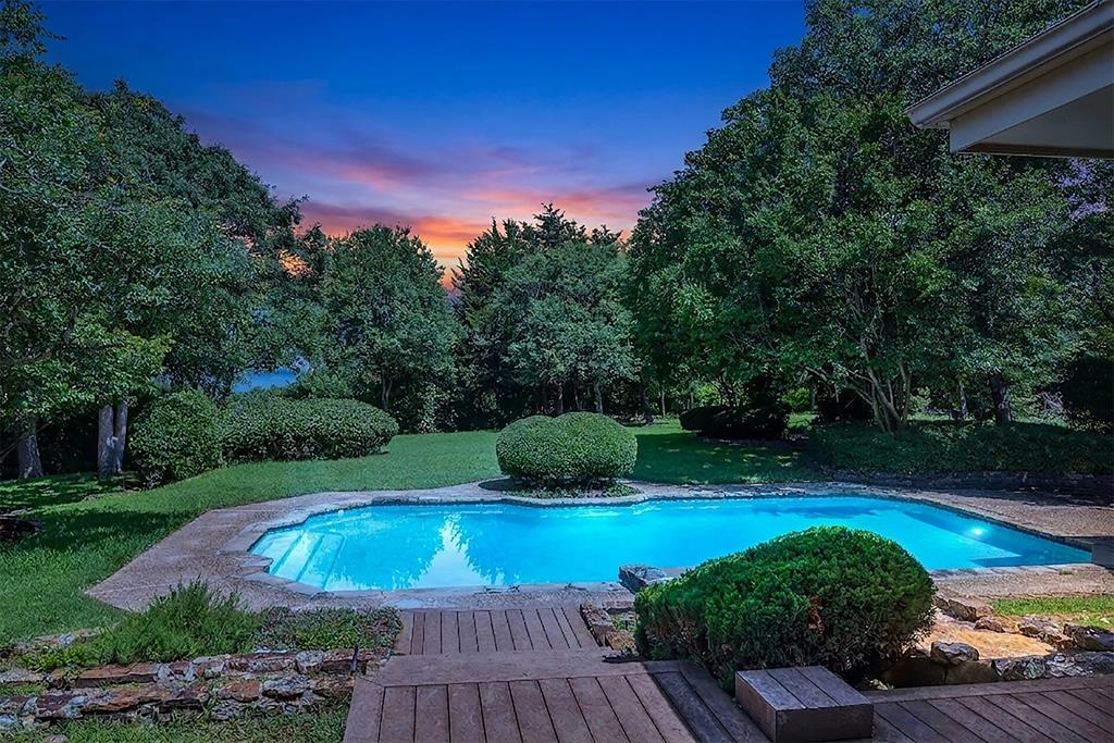 933 Mobley Road Cedar Hill, TX 75104 - Photo 3 of 40 Enjoy the pool, sunset and Joe Pool lake view