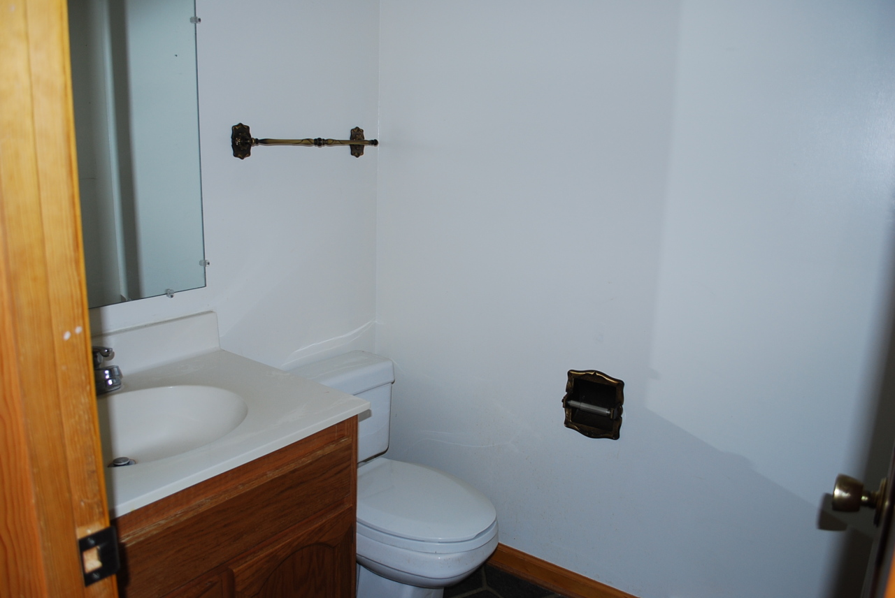 444 Iron Ridge Road Rocky Mount, VA 24151 - Photo 14 of 34 a bathroom with a toilet a sink and mirror
