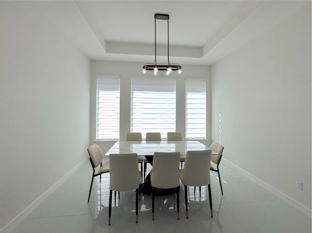 213 Camille Street Leander, TX 78641 - Photo 8 of 27 Dining room with healthy amount of natural light and a raised ceiling