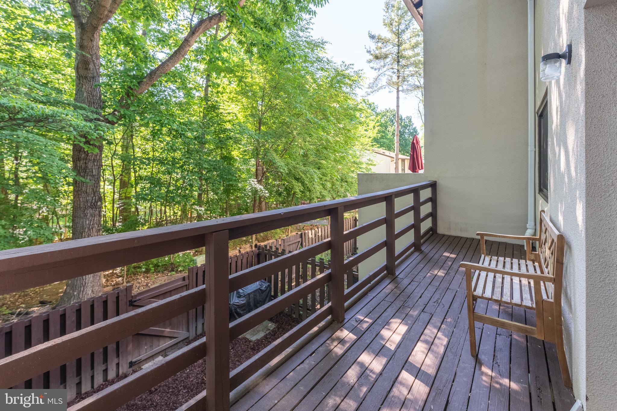 11917 Barrel Cooper Court Reston, VA 20191 - Photo 17 of 59 a view of a balcony with wooden floor