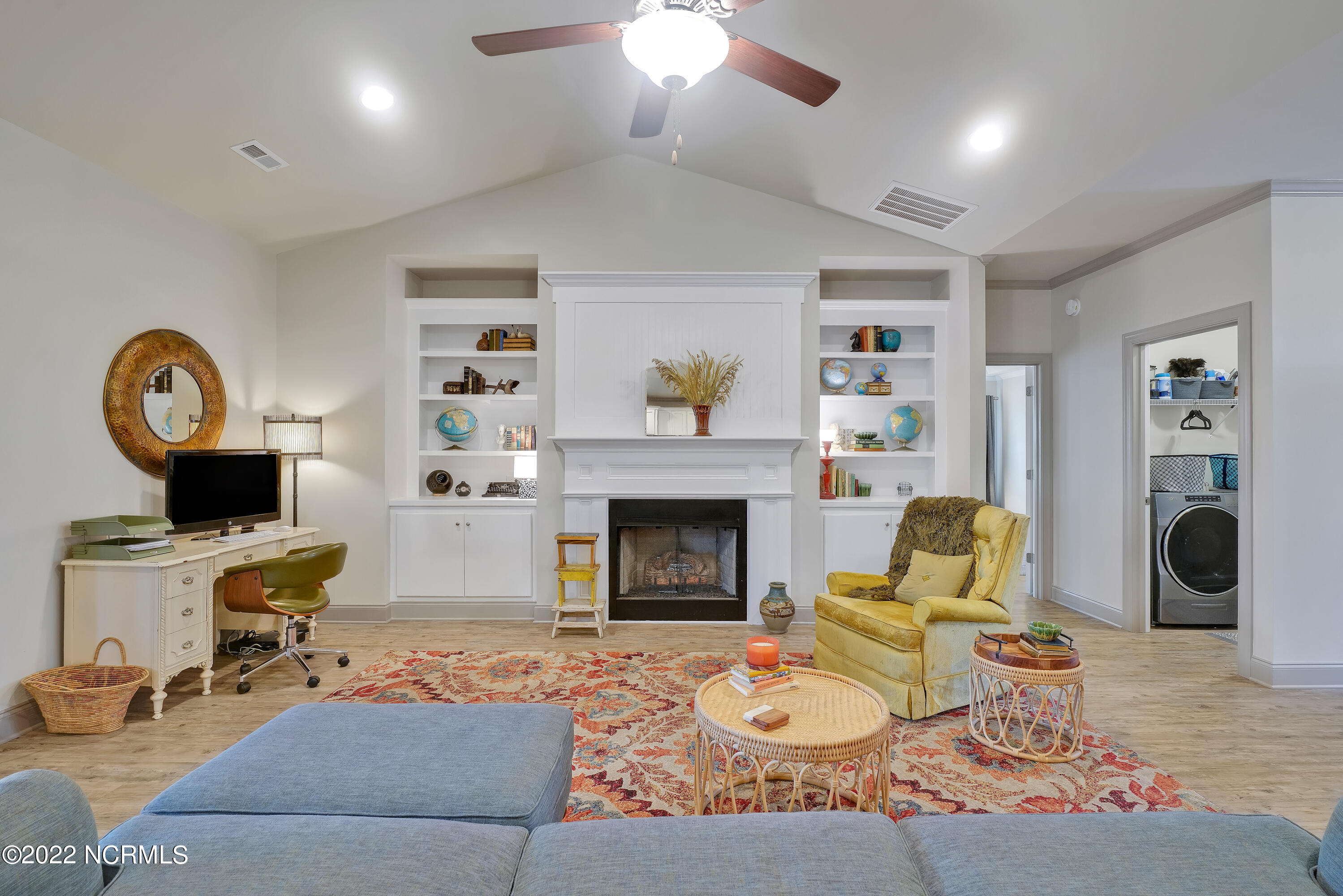 1663 Pinnacle Parkway Hampstead, NC 28443 - Photo 8 of 53 Living Room with fireplace