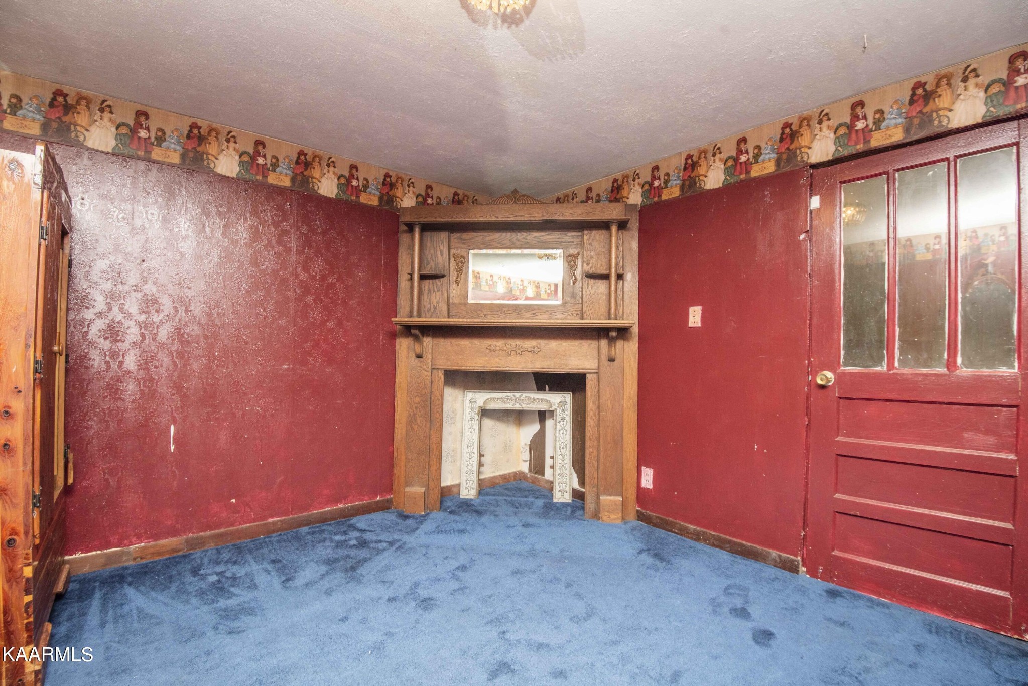 1104 Blockhouse Valley Road Clinton, TN 37716 - Photo 17 of 56 a view of an empty room with a fireplace and window
