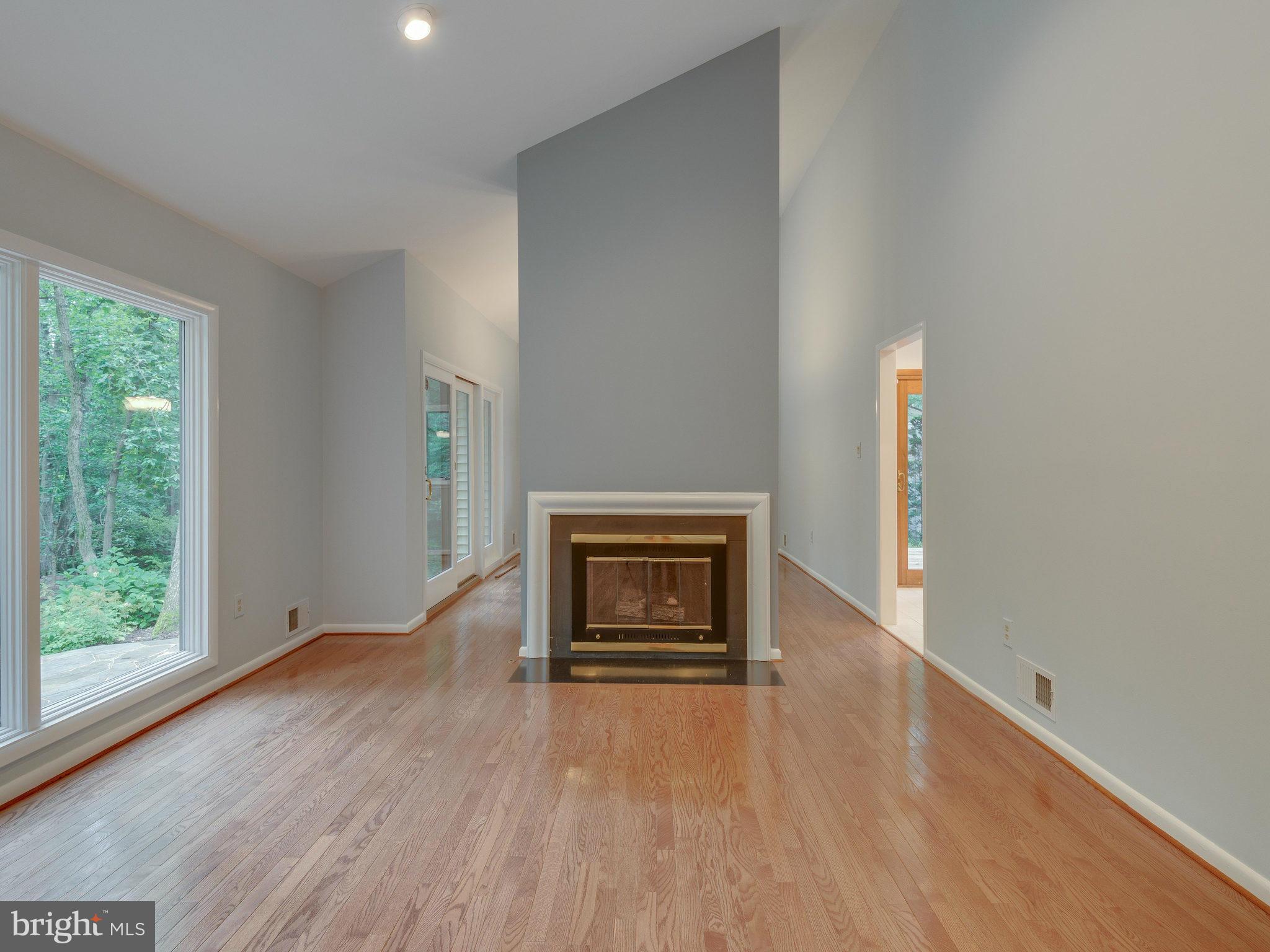 2437 Freetown Drive Reston, VA 20191 - Photo 10 of 30 wooden floor fireplace and natural light in room