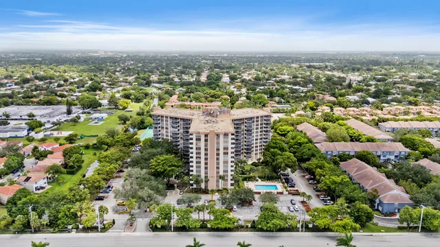 an aerial view of city