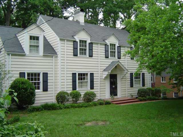 2323 Byrd Street Raleigh, NC 27608 - Photo 1 of 1 a front view of a house with a garden and yard